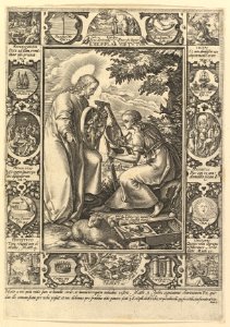 Exemplar Virtutum, from the Allegorical Scenes from the Life of Christ MET DP821018