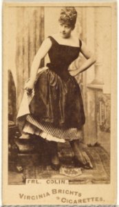 Fräulein Colin, from the Actors and Actresses series (N45, Type 1) for Virginia Brights Cigarettes MET DP829378