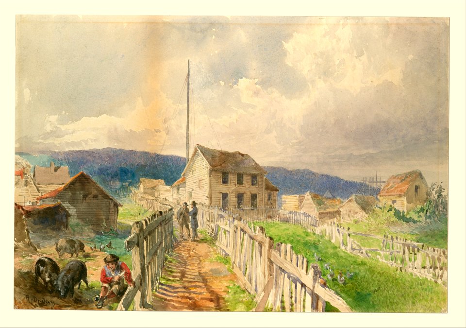 First Telegraph House at Heart's Content, Newfoundland, 1866 MET DP119847