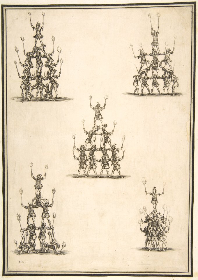 Five Groups of Acrobats MET DP817320