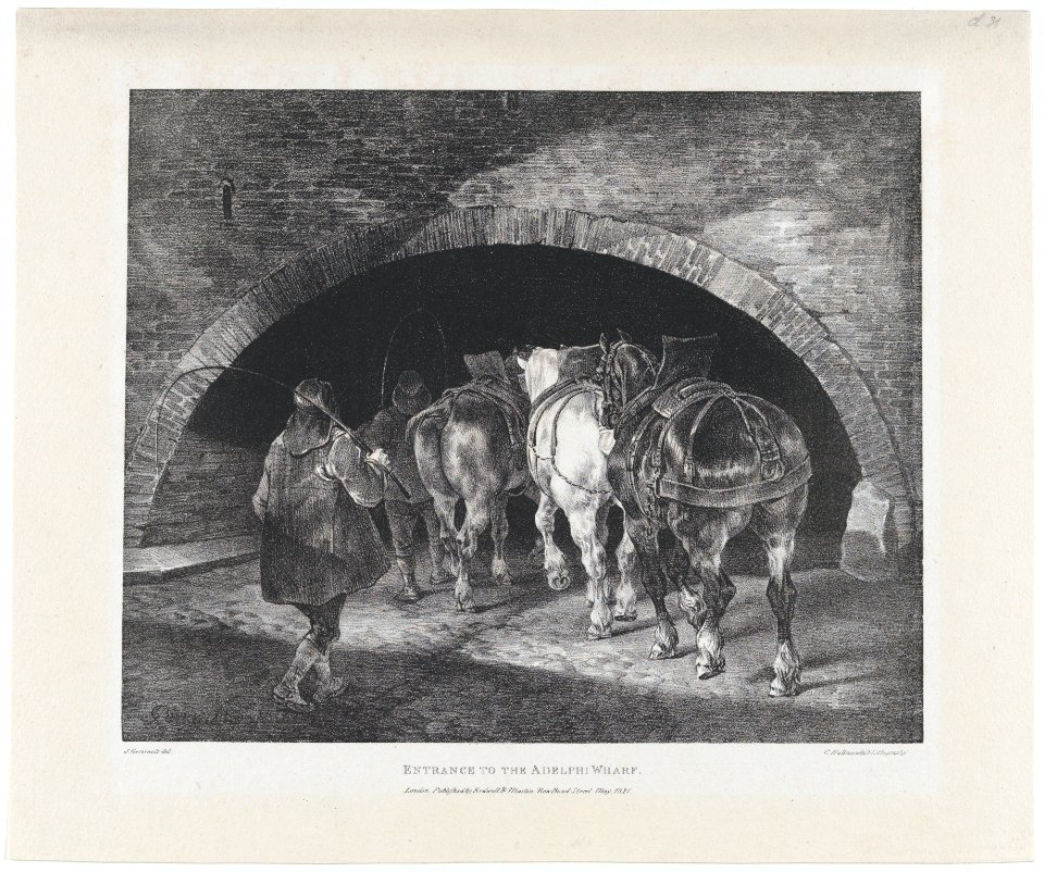 Entrance to the Adelphi Wharf MET DP874626