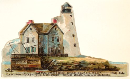 Execution Rocks, from the Lighthouses series (N119) issued by Duke Sons & Co. to promote Honest Long Cut Tobacco MET DPB873710