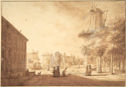 Entrance to The Hague from the South East MET DP800453