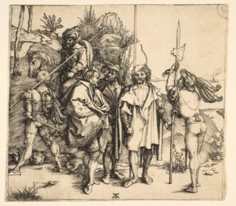 Five Foot Soldiers and a Mounted Turk MET DP815291
