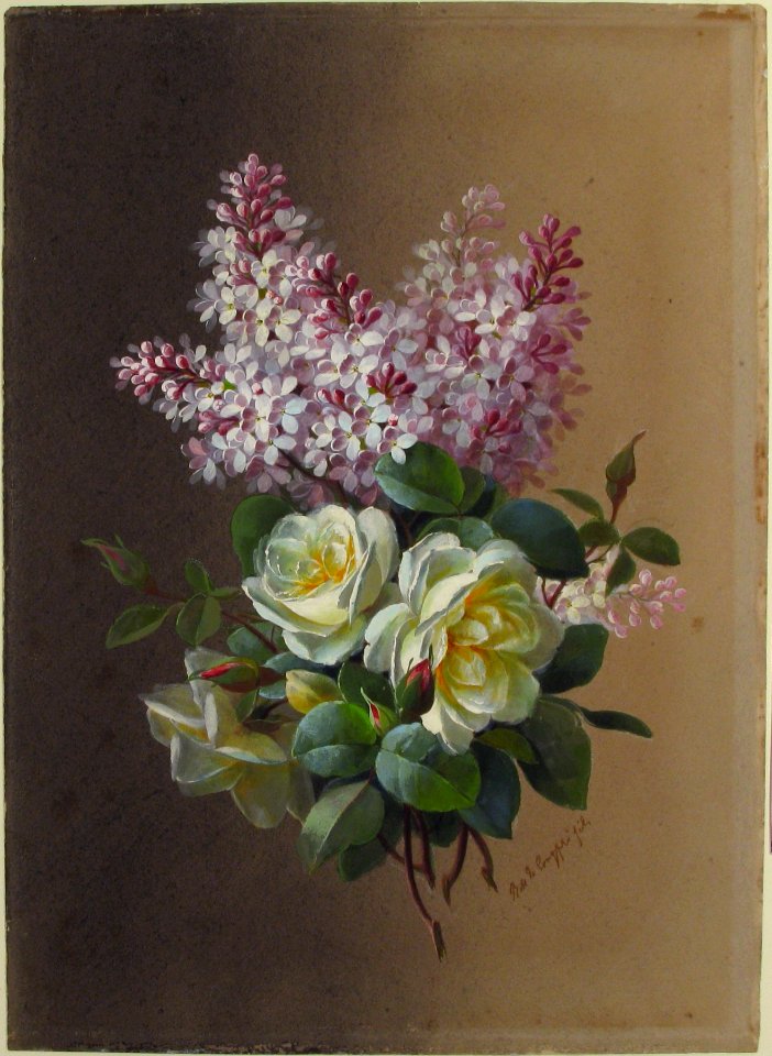 Flowers- Roses and Lilacs MET 64.235.1