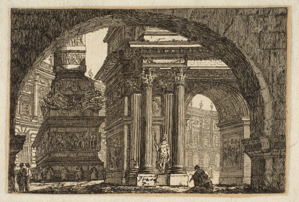 Figures in an Imaginary Architectural Interior MET DP817845
