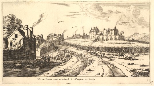 Entrance to the Suburb of Saint Marceau near Paris MET DP825034