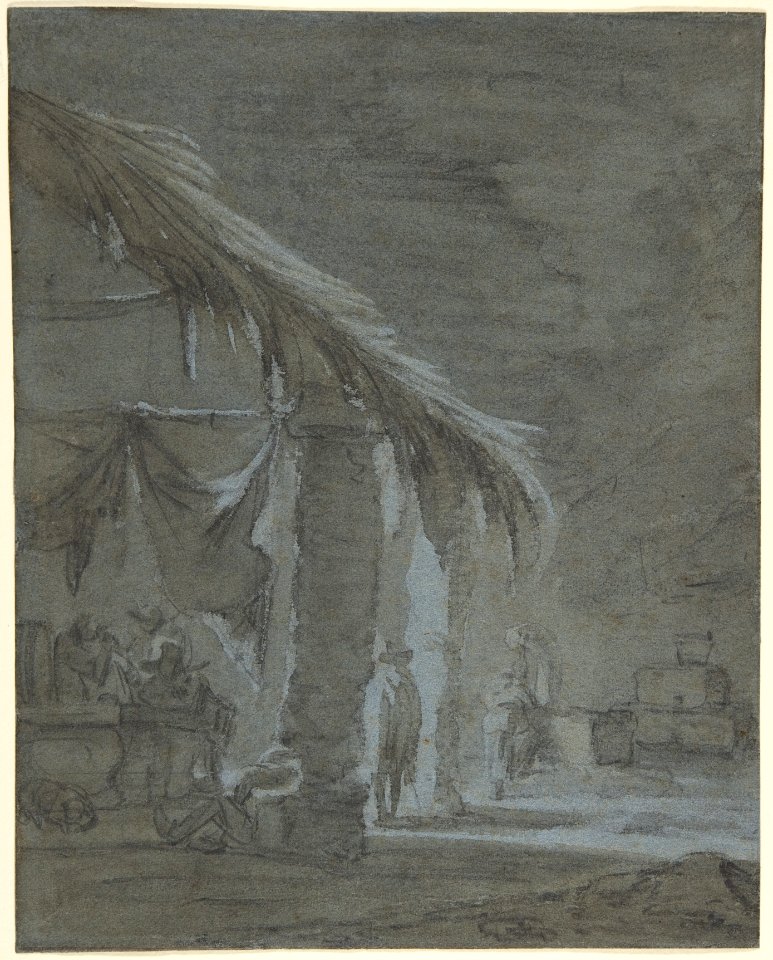 Figures in an Outdoor Tavern MET DP800081