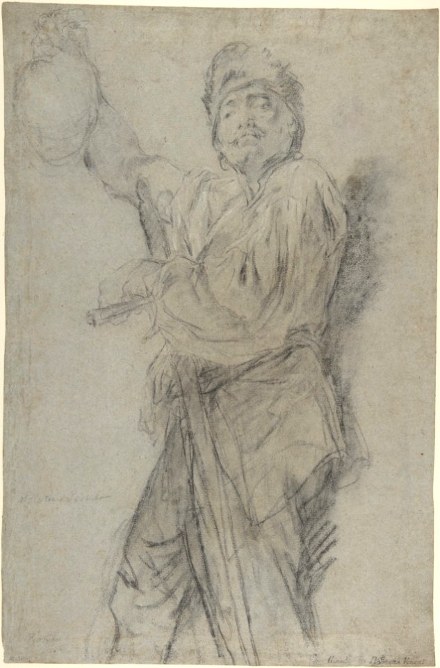 Executioner Holding Up a Severed Head MET DP801499