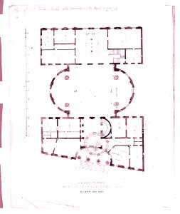First Merchant's Exchange, New York (plan of main floor) MET 49II 075R1