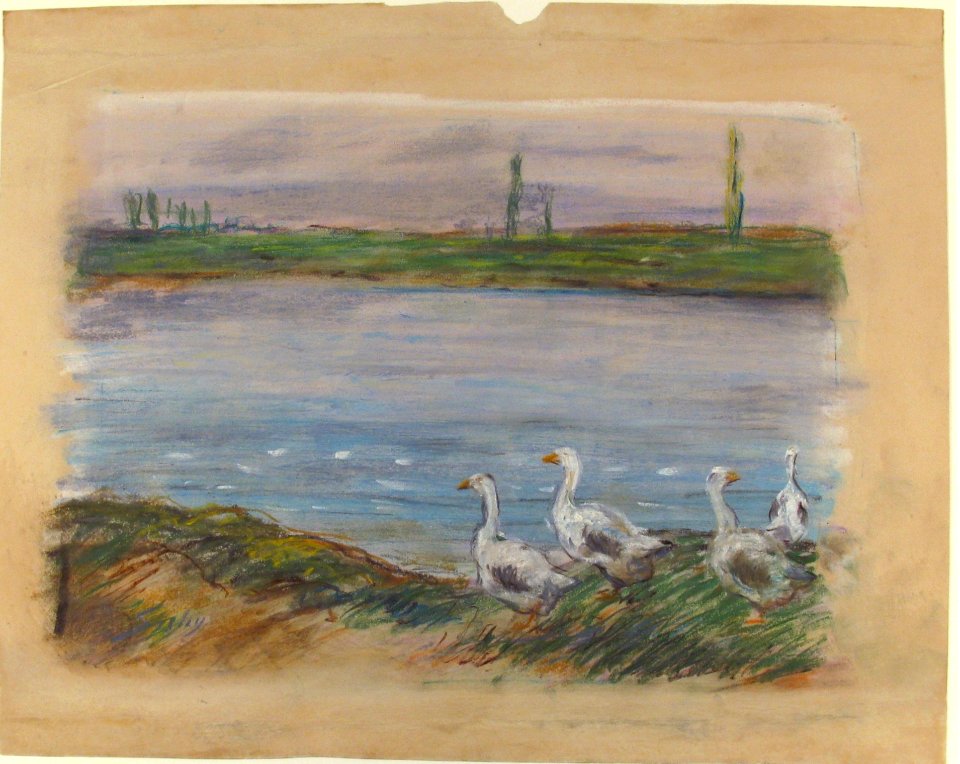 Four Geese By a Pond MET 1976.201.10