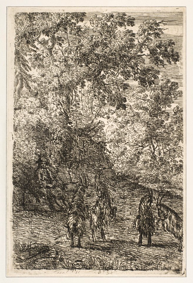 Four Goats (Left Section of The Goats) MET DP816328