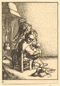 Father Feeding his Child MET DP821935