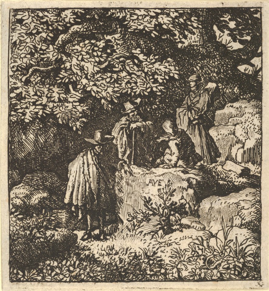 Four Figures under a Tree MET DP837591