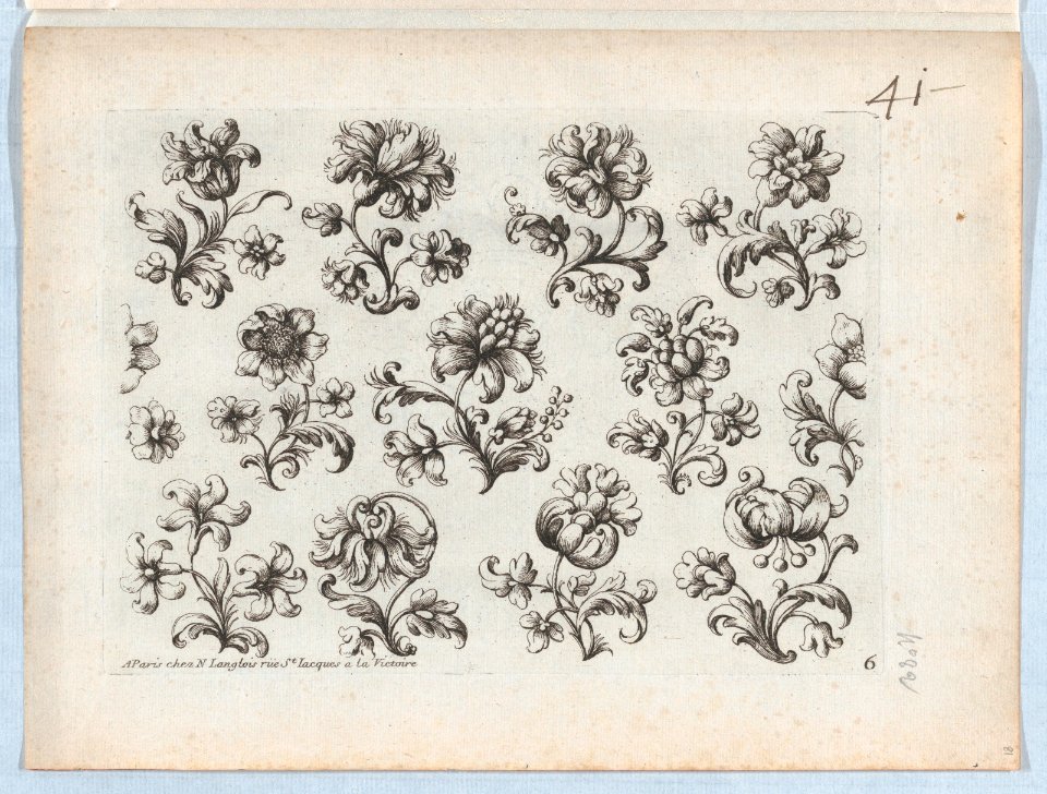 Flowers, Plate 6 MET DP873255