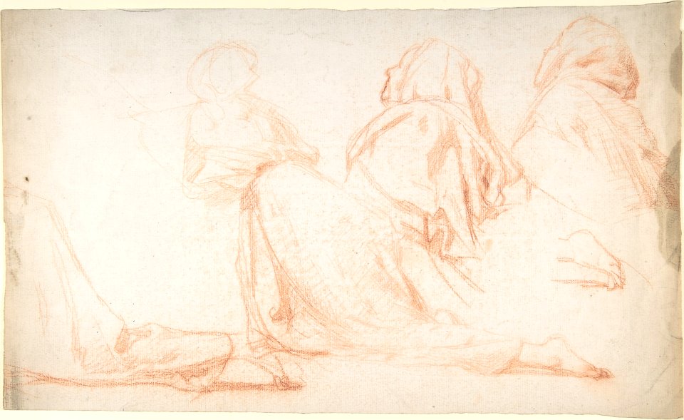 Four Figures Kneeling in Supplication MET DP807108