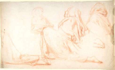 Four Figures Kneeling in Supplication MET DP807108