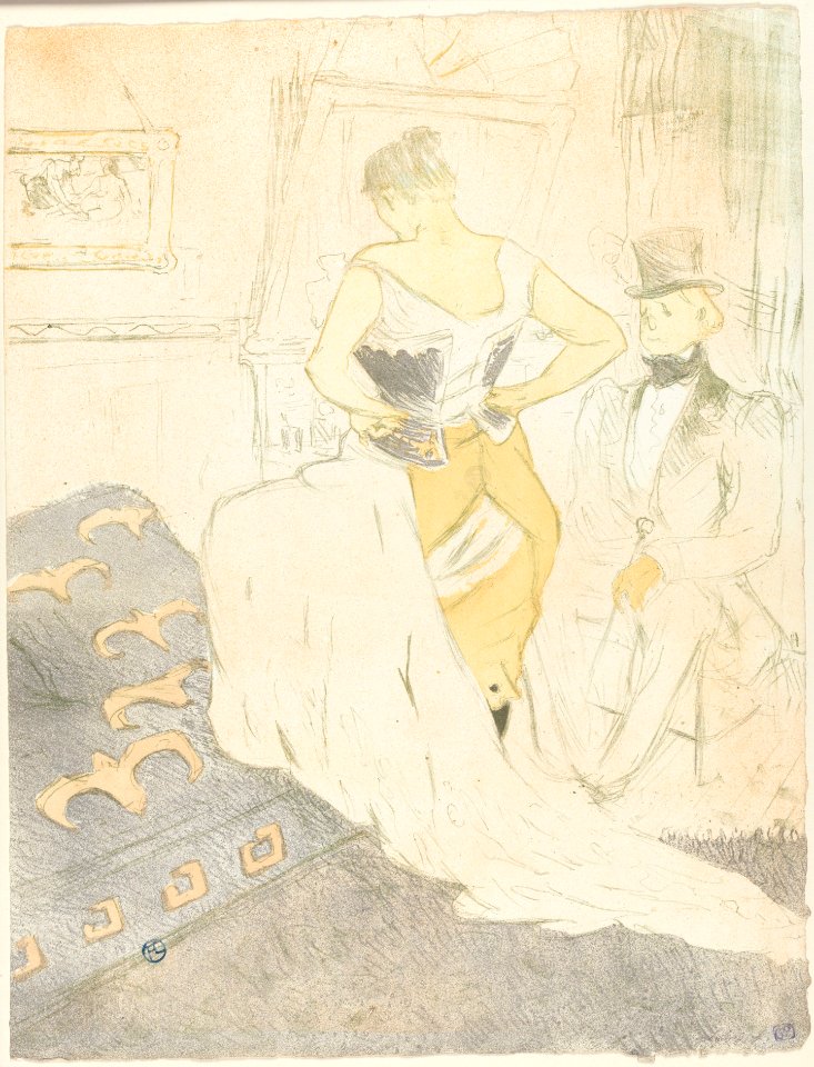 Fastening a Corset – A Passing Conquest, from the series Elles MET DP234442