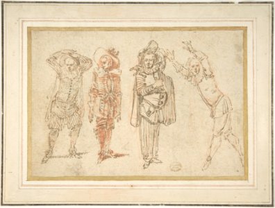 Figures in Theatrical Costumes MET DP806419
