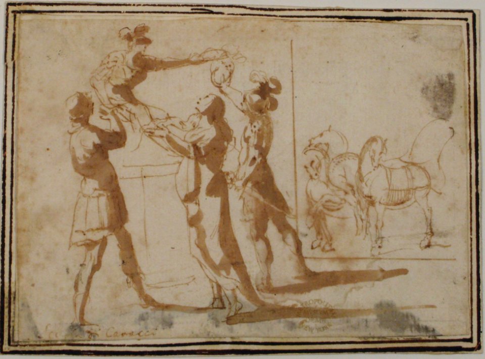Enthroned Warrior Distributing Crowns MET 80.3.275