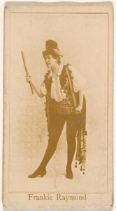 Frankie Raymond, from the Actresses series (N245) issued by Kinney Brothers to promote Sweet Caporal Cigarettes MET DP859361