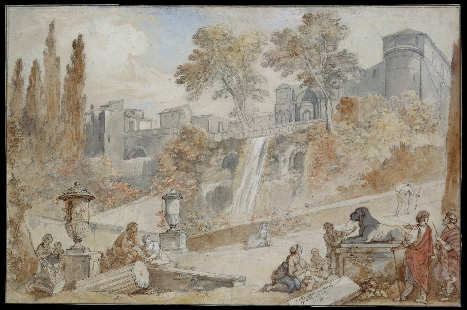 Gardens of the Villa d'Este at Tivoli MET DT4538