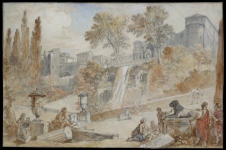 Gardens of the Villa d'Este at Tivoli MET DT4538