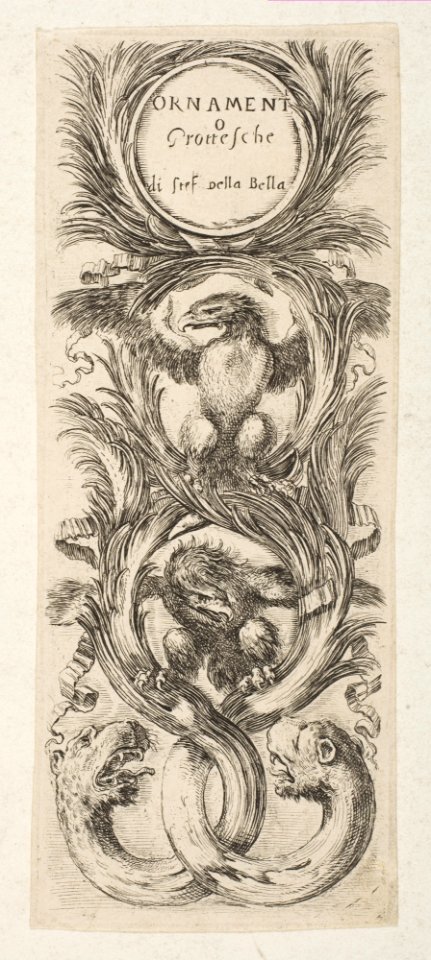 Frontispiece- Ornamenti o Grottesche MET DP817937