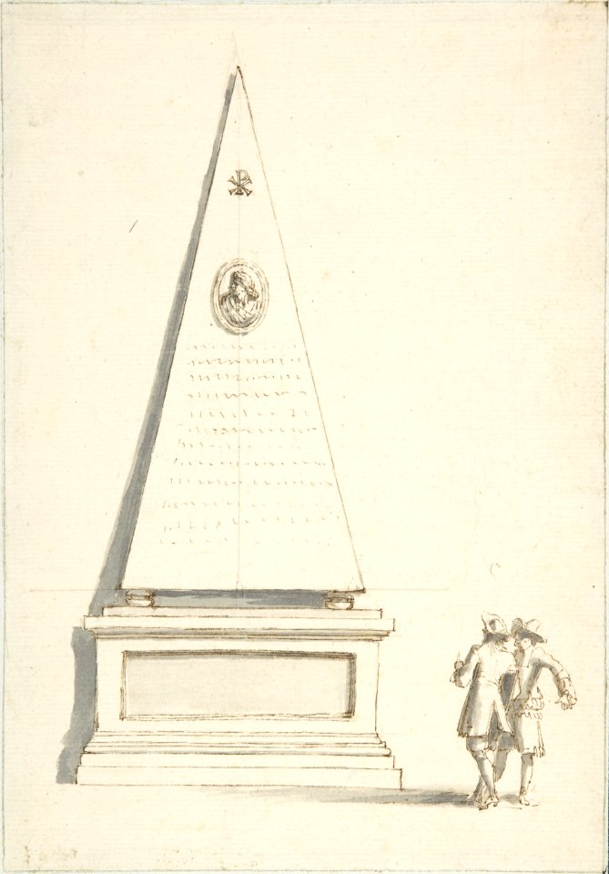 Funerary Monument with Two Male Figures (Santa Maria del Popolo, Cappella Chigi, Rome) MET DP803037