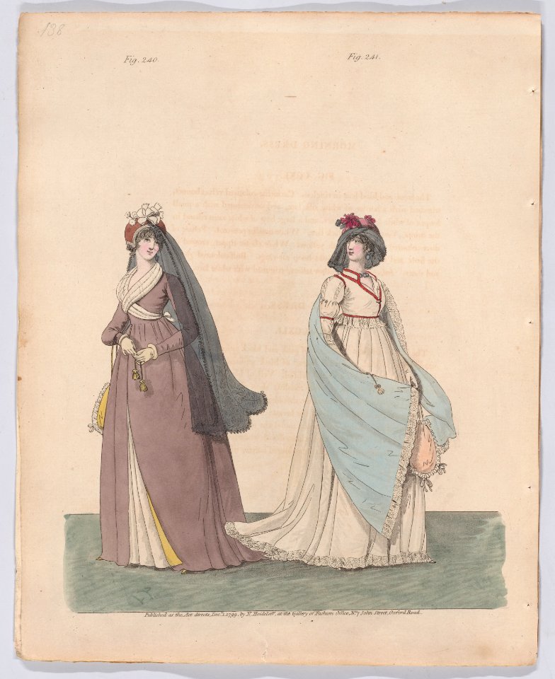Gallery of Fashion, vol. VI- April 1 1799 - March 1 1800 Met DP889098
