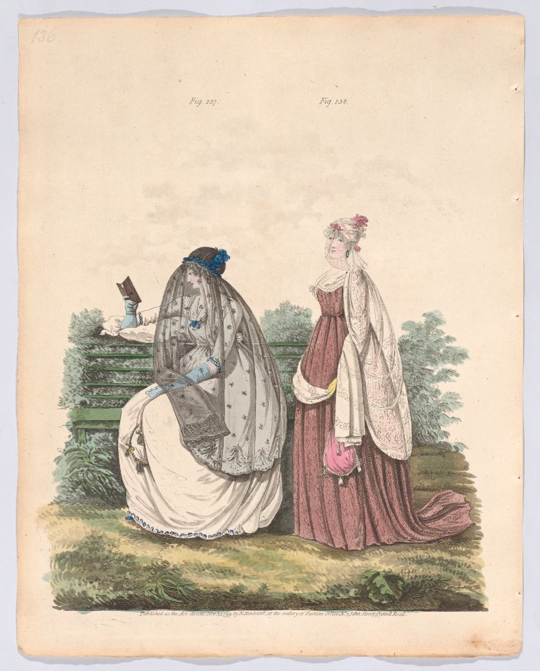Gallery of Fashion, vol. VI- April 1 1799 - March 1 1800 Met DP889096