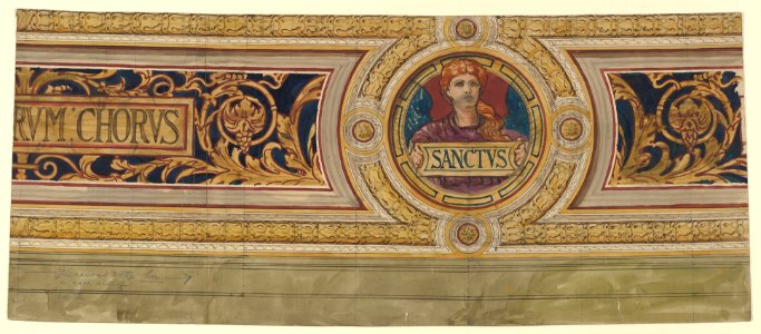 Frieze decoration- Sanctus MET DP821064