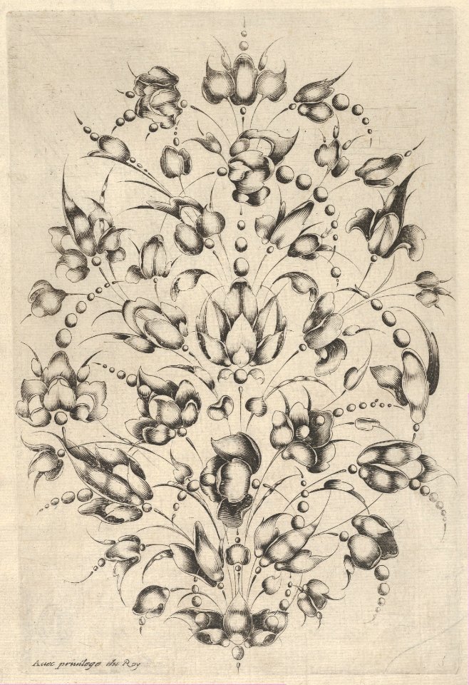 Goldsmiths' Bouquet, from Livre de Toutes Sorte de Feuilles Pour Servir a l'Art d'Orfeburie MET DP837331
