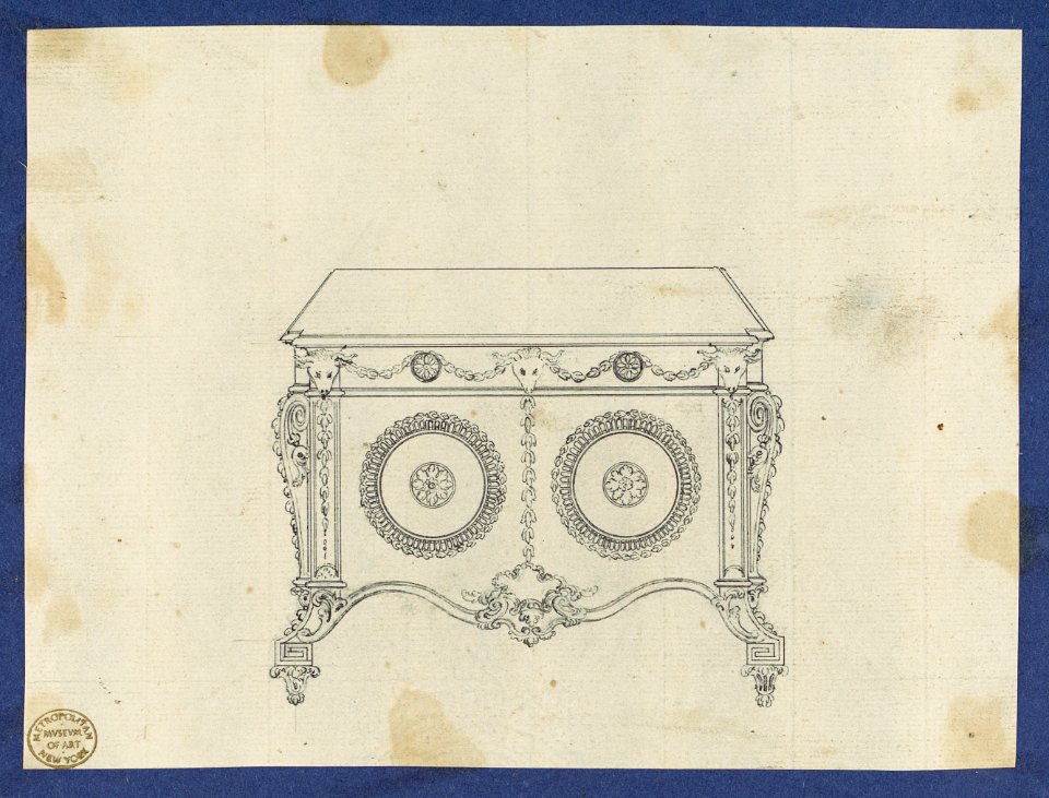 French Commode, from Chippendale Drawings, Vol. II MET DP118210