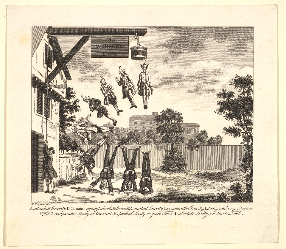 Frontispiece to Clubbe's Physiognomy (or the Weighing House) MET DP825196