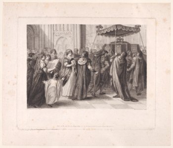 Funeral procession of Mary, Queen of Scots Met DP890175