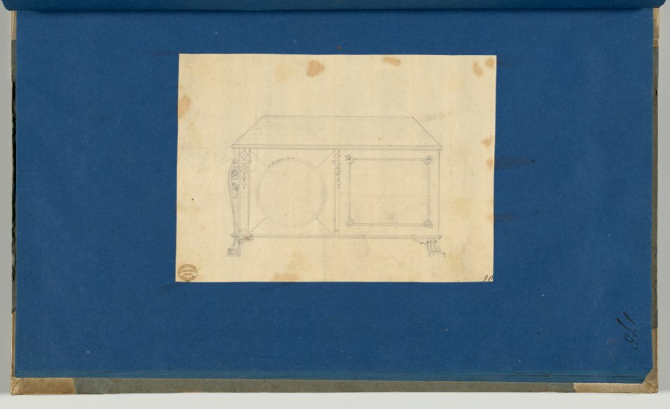 French Commode, from Chippendale Drawings, Vol. II MET DP-14176-062