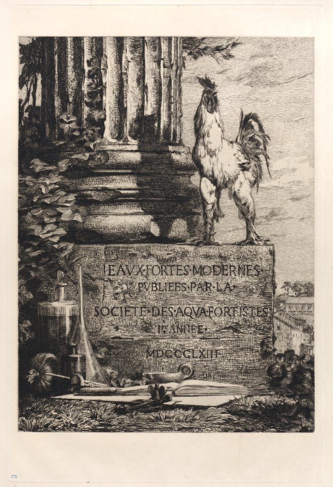 Frontispiece for the Society of Etchers Met DP886905