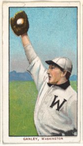 Ganley, Washington, American League, from the White Border series (T206) for the American Tobacco Company MET DP843242