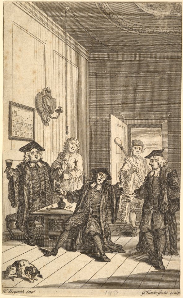 Frontispiece to "The Humours of Oxford" MET DP825153