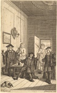 Frontispiece to "The Humours of Oxford" MET DP825153