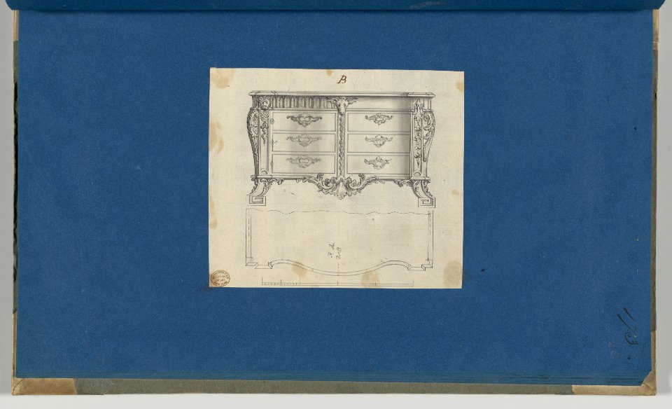 French Commode, from Chippendale Drawings, Vol. II MET DP-14176-060