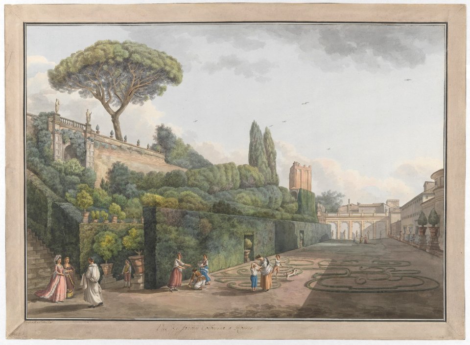 Garden of Palazzo Colonna MET DP222159