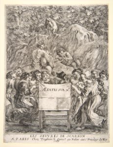 Frontispiece for Les Oeuvres de Scarron MET DP817948