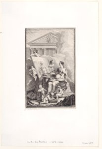 Frontispiece from "La Vie des Peintres" Met DP888001