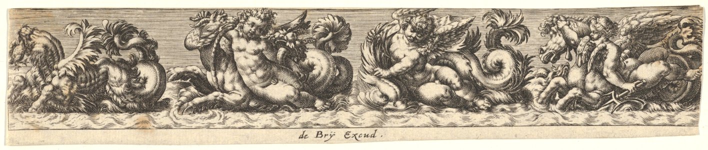 Frieze with Sea Monsters MET DP837127