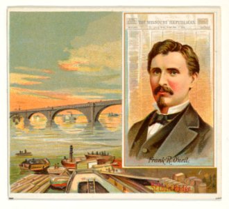 Frank R. O'Neil, The St. Louis Missouri Republican, from the American Editors series (N35) for Allen & Ginter Cigarettes MET DP838895