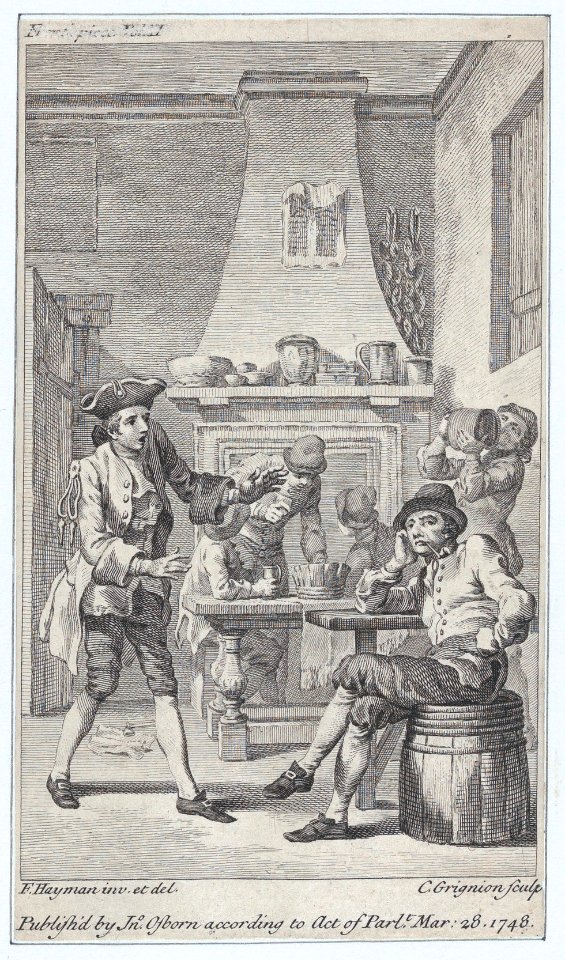 Frontispiece to Tobias Smollett's Roderick Random MET DP875901
