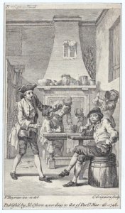 Frontispiece to Tobias Smollett's Roderick Random MET DP875901