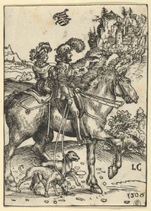 Gentleman and Lady Riding to the Hunt MET DP842191